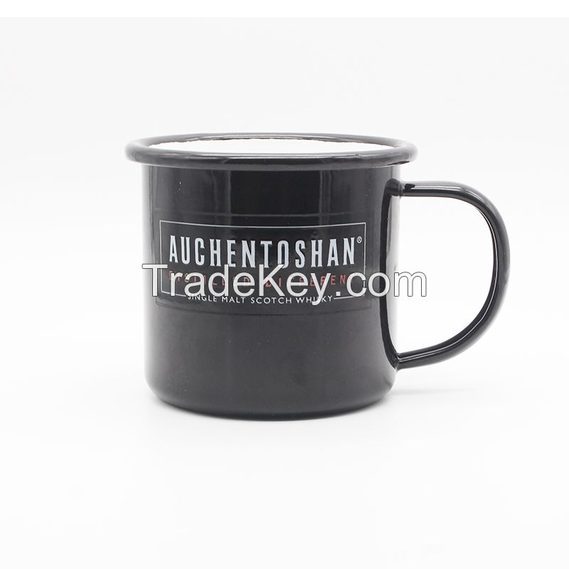 Custom Printing Steel Enamel Mug, Enamelware Mug For Camping Outdoor
