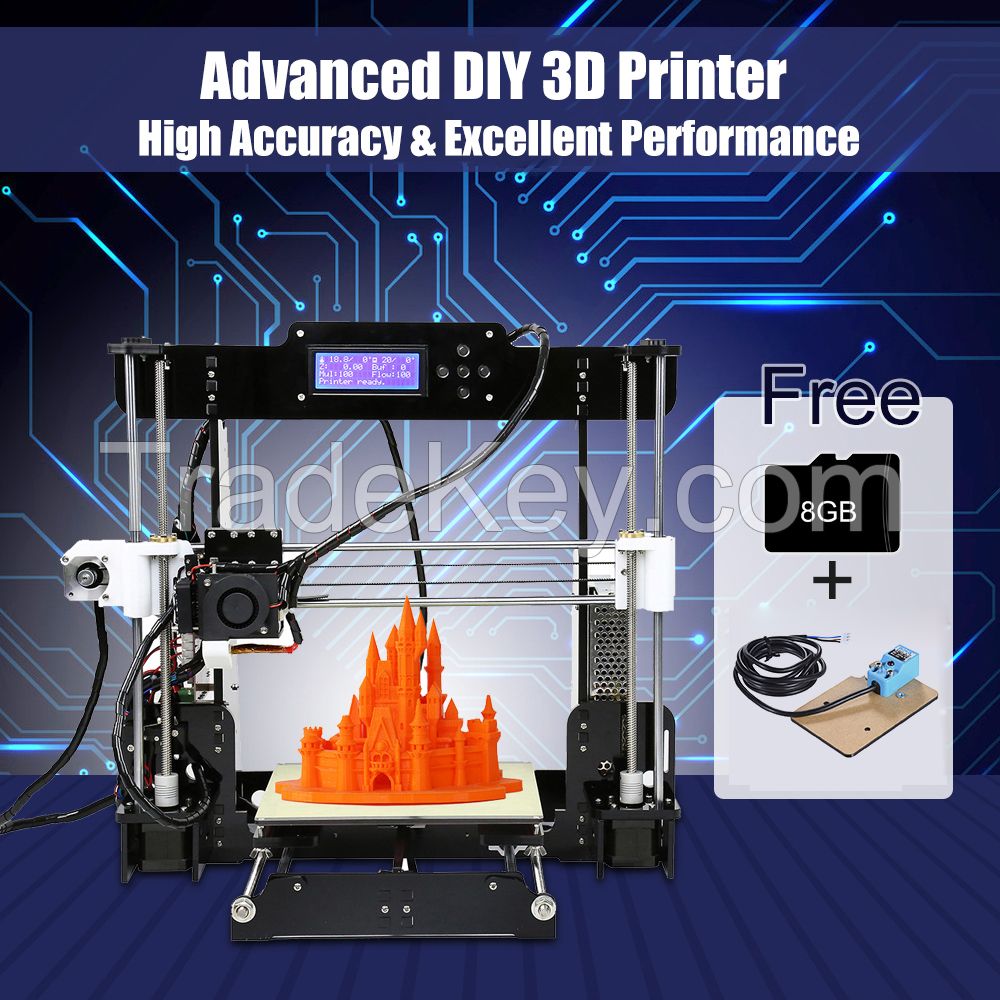 3D printer FDM 3D A8 printer machine DIY printer  desktop printer digital 3d printer DIY 3d printer kit