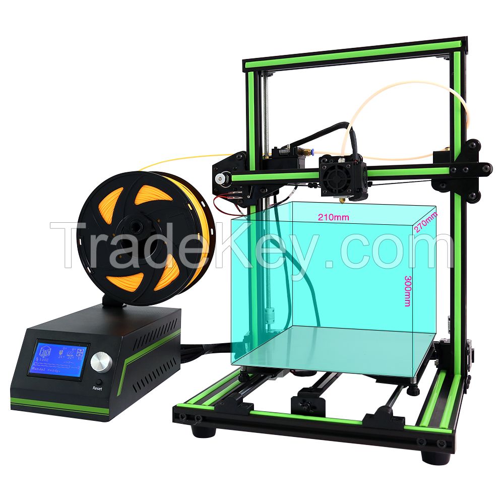 3D printer E10 Big printing size 220x270x300mm DIY 3d printer high precision 3d printer