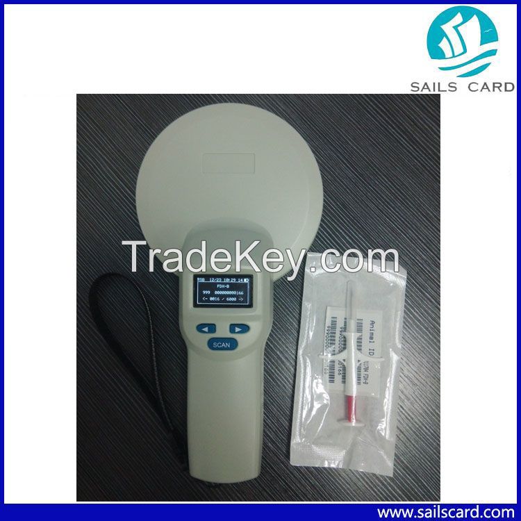 134.2khz Animal Rfid Tag Handheld Reader