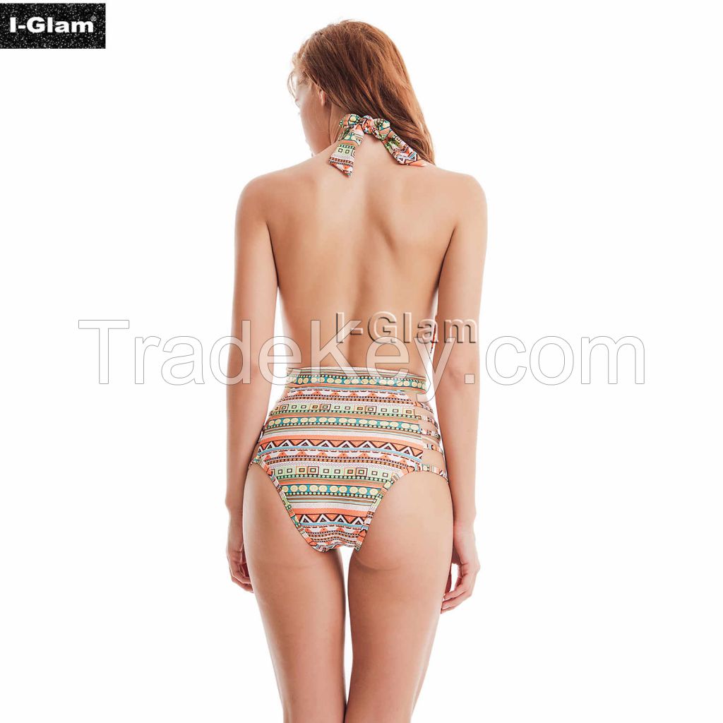 I-Glam One-piece Sexy Printed Bikini Swimwear