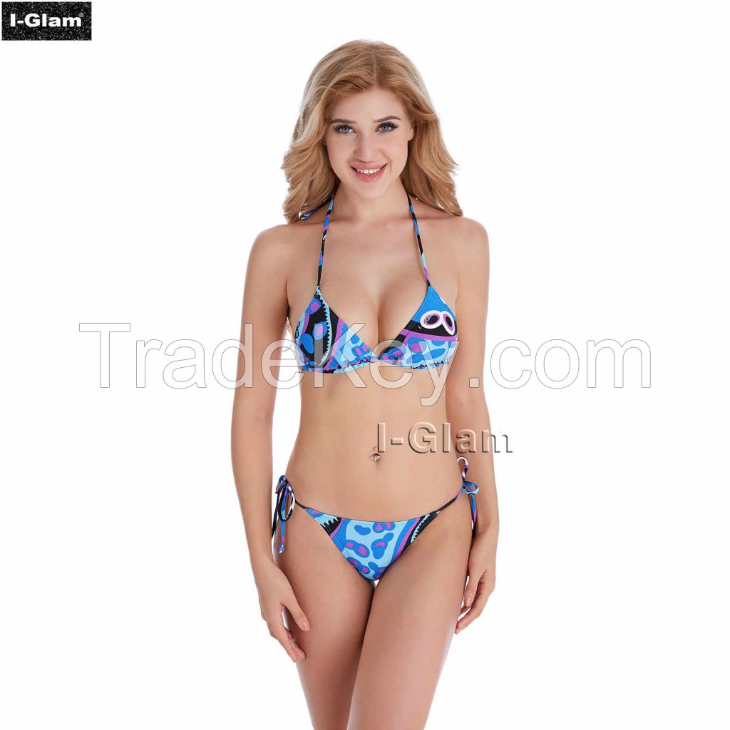 I-Glam Dream Printed Sexy Women Brazilian Bikini Swimwear