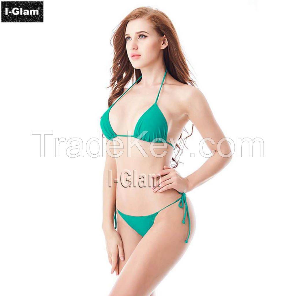 I-Glam Green Sexy Women Brazilian Bikini Swimwear