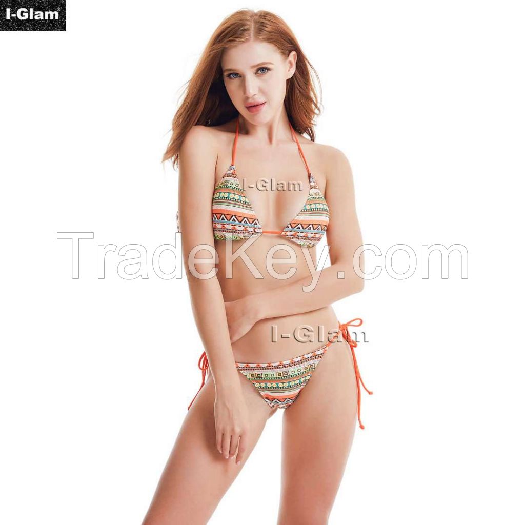 I-Glam Print Sexy Women Brazilian Bikini Swimwear