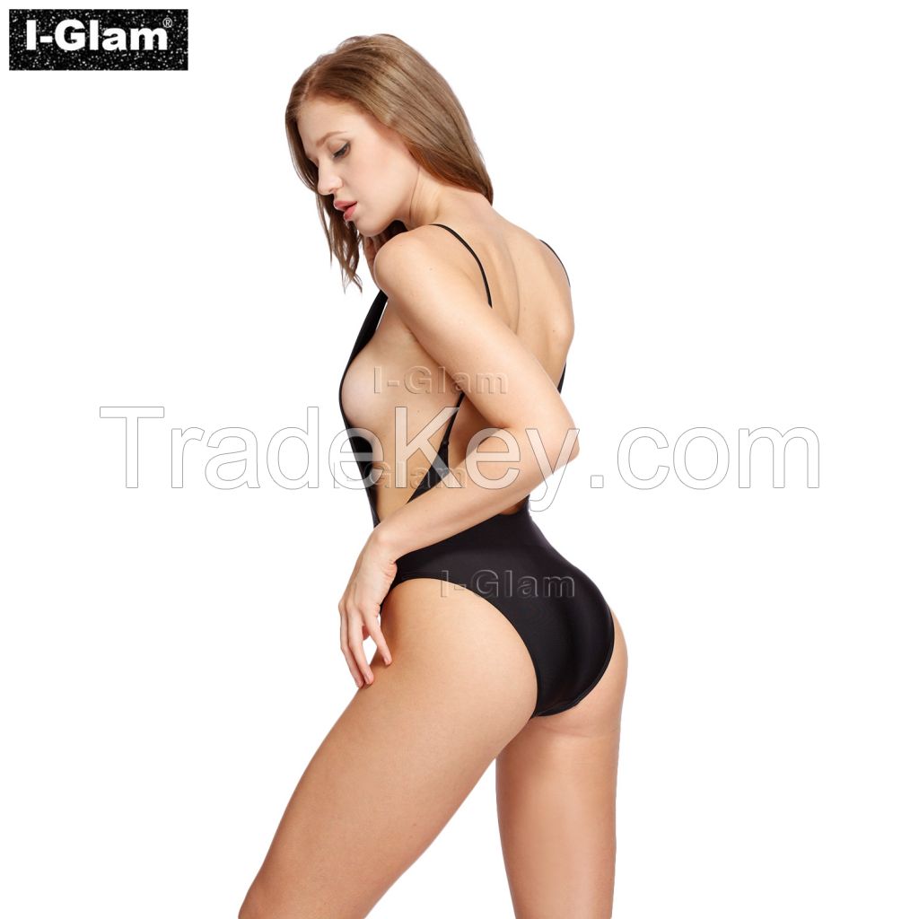I-Glam Sexy Black One-piece Bikini Swimwear