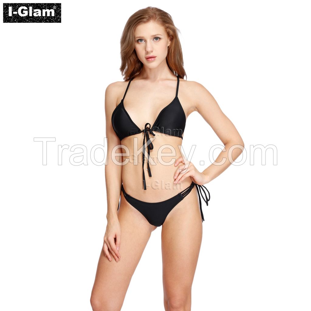 I-Glam Black Sexy Women Bikini Swimwear