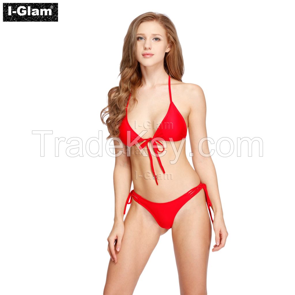 I-Glam Red Sexy Women Bikini Swimwear