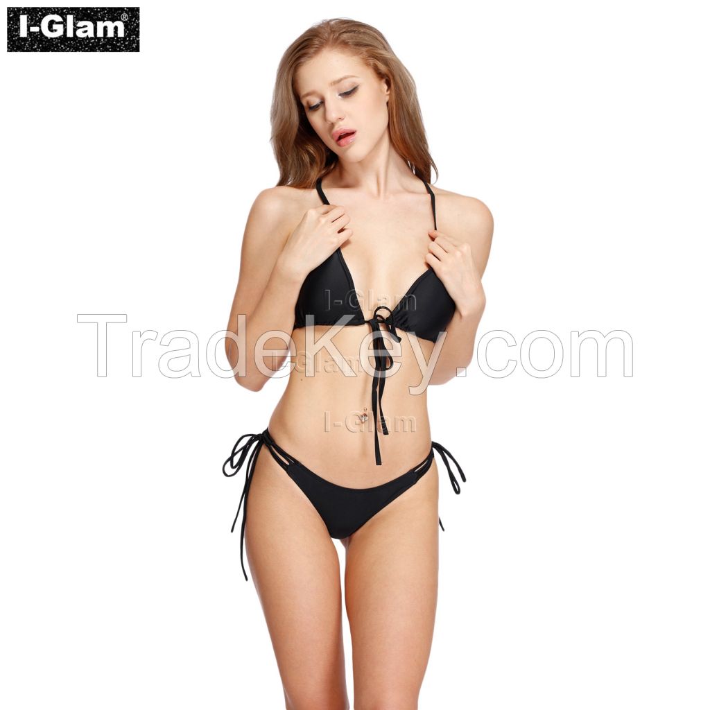 I-Glam Black Sexy Women Bikini Swimwear