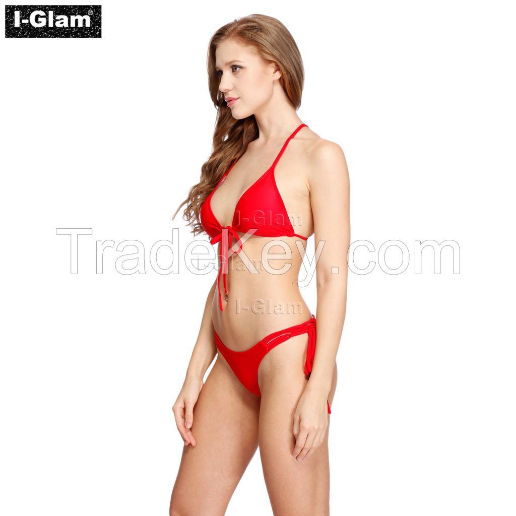 I-Glam Red Sexy Women Bikini Swimwear