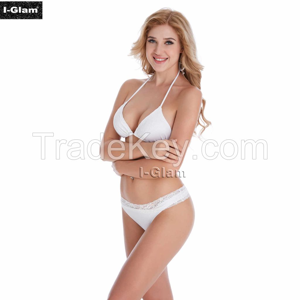 I-Glam Sexy White Lace Bikini
