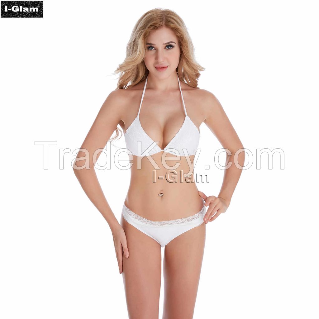 I-Glam Sexy White Lace Bikini