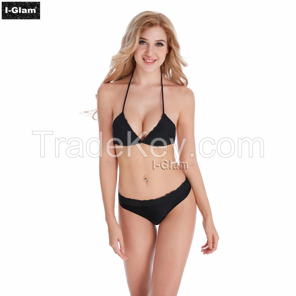 I-Glam Sexy Black Lace Bikini