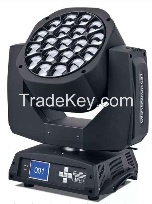 19*15W-Zoom bee eye moving head light