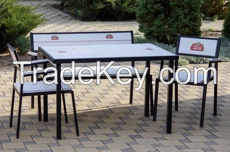 Outdoor furniture sets for business and households.
