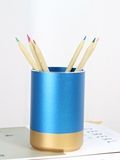 Metal Cup Pen Holder/Makeup Brush Holder, Multi Purpose, Durable and Simple Design Pen Container for Home School Office Desk On Sales