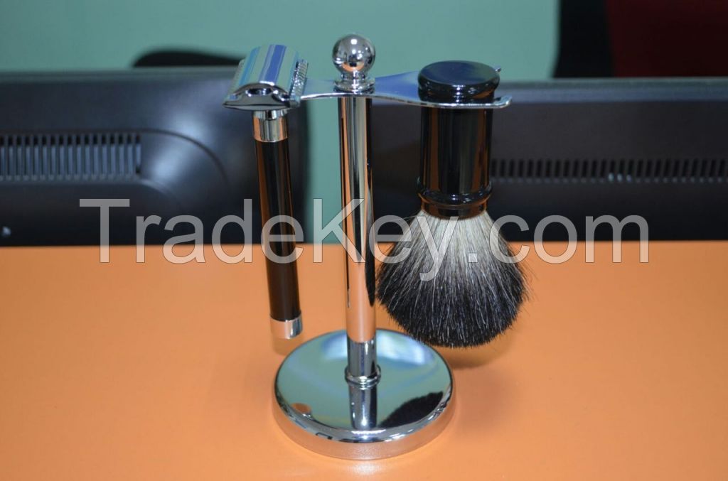 100% Stainless Steel Mens Shaving Set