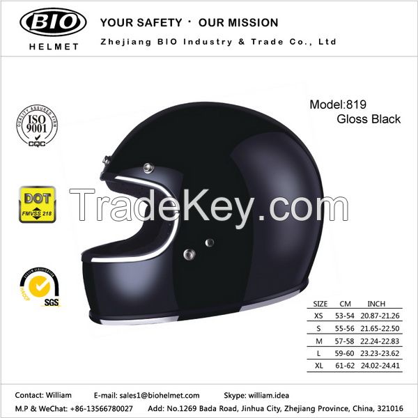 high quality full face motorcycle helmet DOT certified