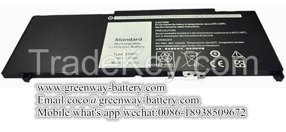 Greenway NO. 1 Replacement laptop battery for D E E5450 7.4V 51Wh BLACK