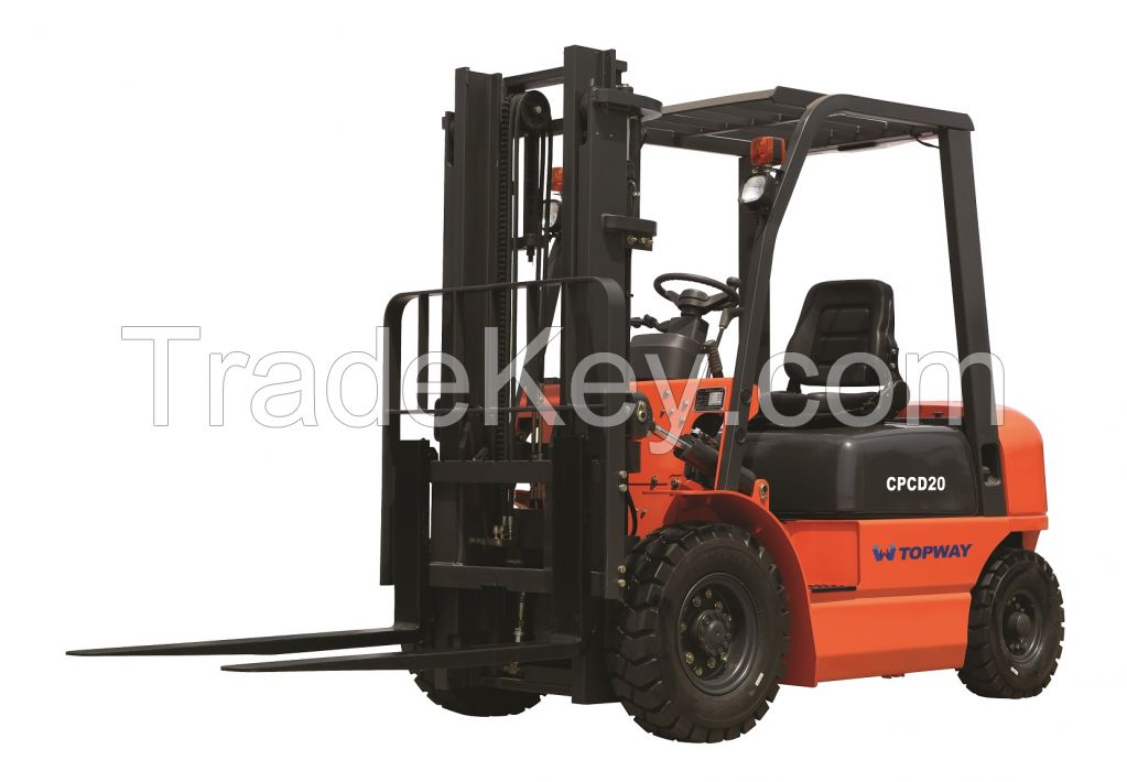 1ton to 4.5ton Diesel Forklift with Chinese or Japanese Isuzu Engine
