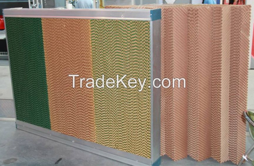 Poultry farm evaporative cooling pad/ greenhouse cooling pad/ cell pad
