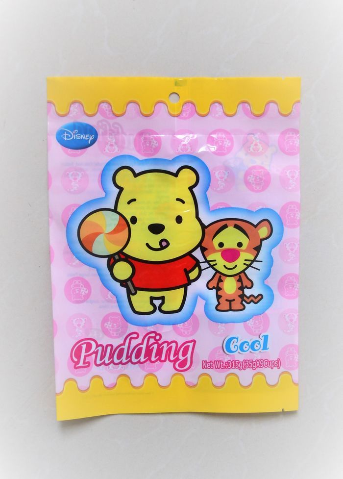 Pudding, jelly cup outer packaging pouches