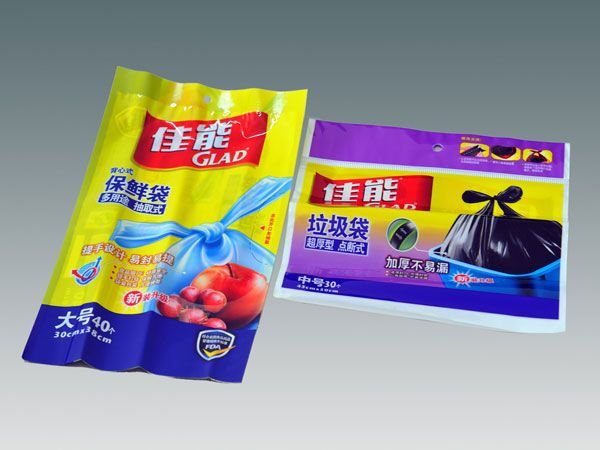 Garbage bags outer sales packaging sides-seal bag