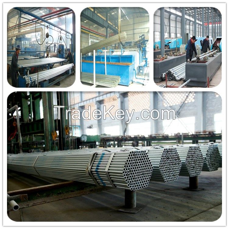 BS1387 Hot Dipped GI Galvanized Steel Pipe