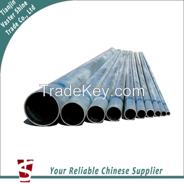 BS1387 Hot Dipped GI Galvanized Steel Pipe