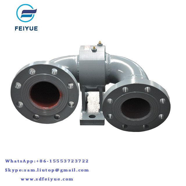 1 passage 12 inch carbon steel 90 degree air pipe fittings swivel joint chiskan air swivel joint for pipe