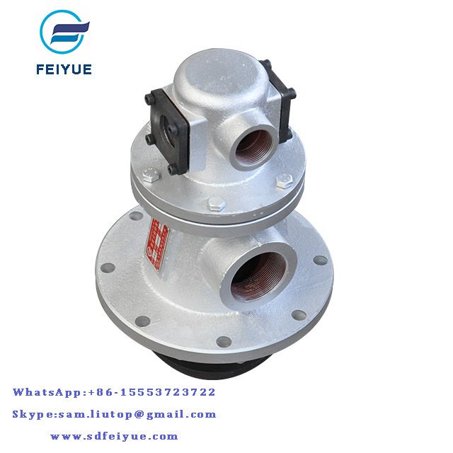 Rotating pipe joint saturated steam swivel joint coupling for calender rotary joint