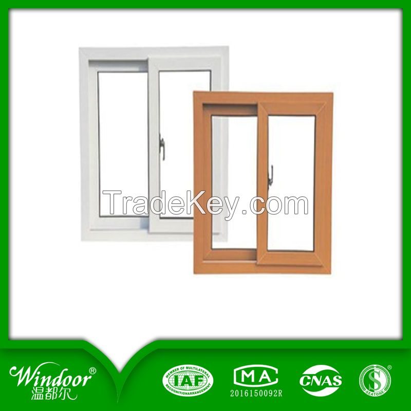 Double Tempered Glass UPVC Casement Window