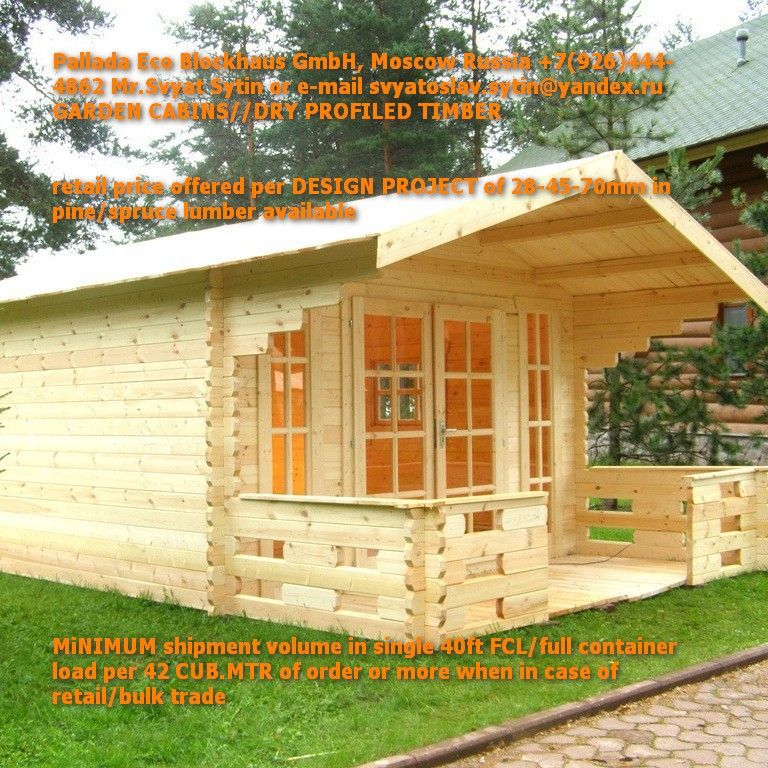 WOODEN HOUSING STRUCTURES (PRE-FABRICATED SETS OF TIMBER or LOG BUILDING UNITS) from RUSSIA (export)