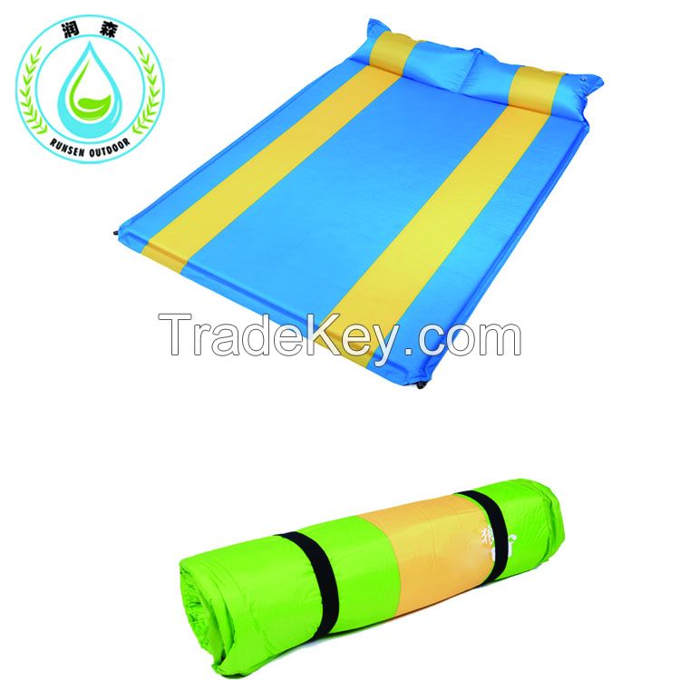 Automatic inflatable mats double outdoor  widening thick camping sleeping mats