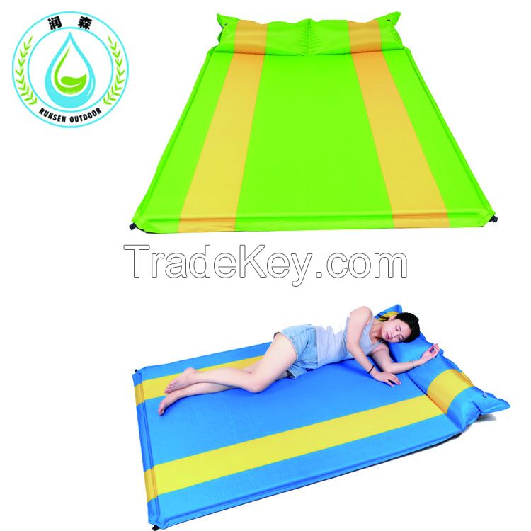 Automatic inflatable mats double outdoor  widening thick camping sleeping mats