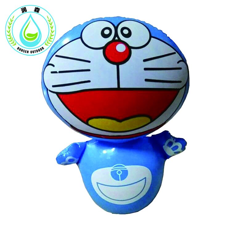 RUNSEN cartoon animal tumbler play sandbag rabbit tiger tumbler inflatable toys