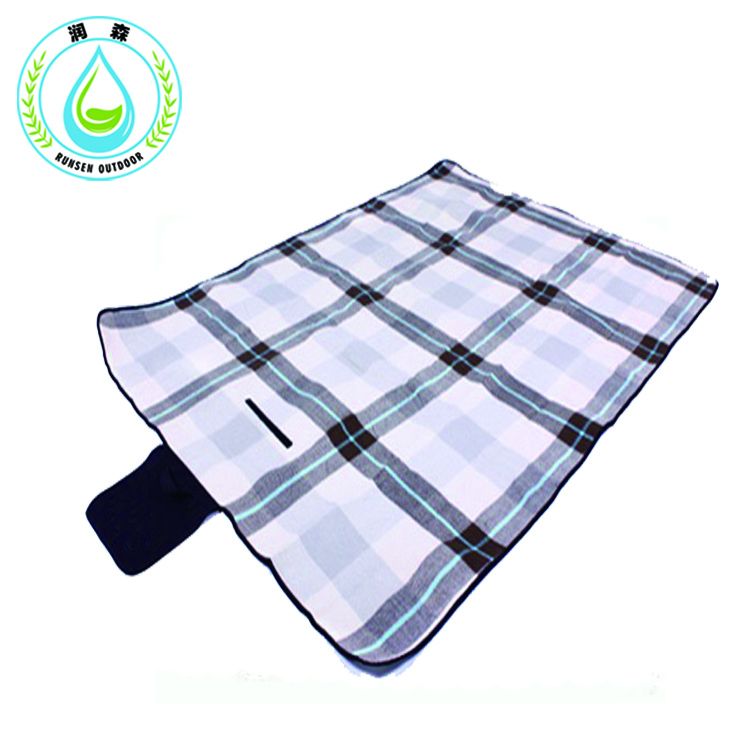 RUNSEN Cashmere Picnic Mat waterproof Aluminum Film Tent Sleeping Pad Foldable Beach Camping mat blanket Cushion picnic mat