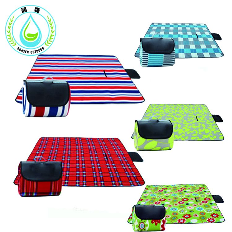 RUNSEN  Outdoor Picnic Mat Camping Baby Climb Plaid Blanket Beach Waterproof Moistureproof Picnic Blanket Baby Mat Camping picnic Mat