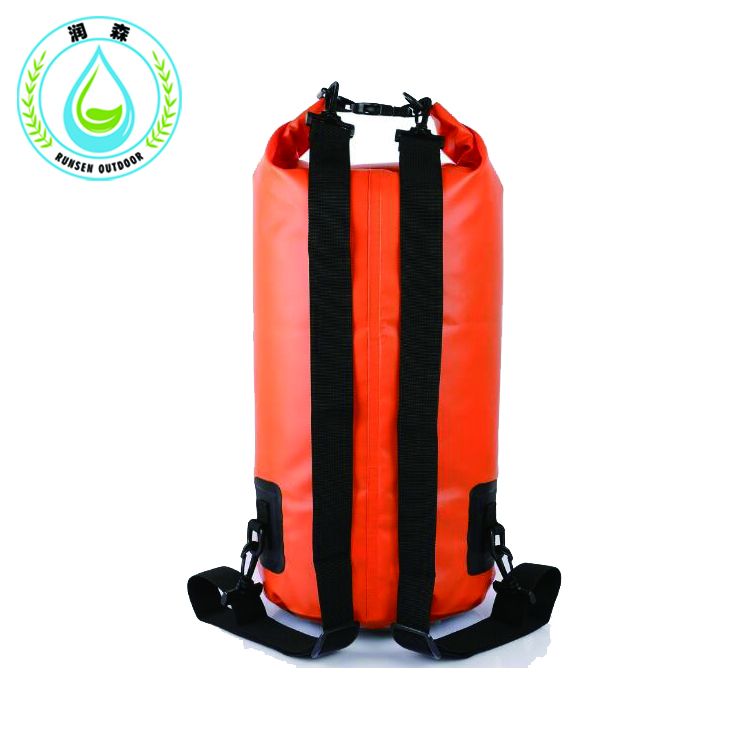 RUNSEN 25-60L Professional Waterproof Swimming Bag Inflatable Snorkeling Rafting Drifting Diving Dry Bag Backpack outdoor waterproof bags