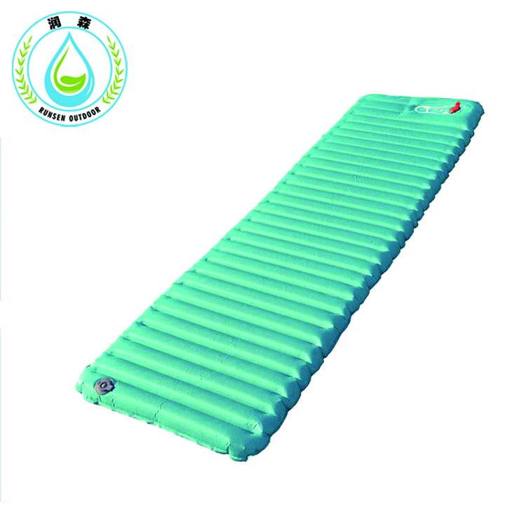 RUNSEN Adult travel self inflating outdoor camping mattress mat