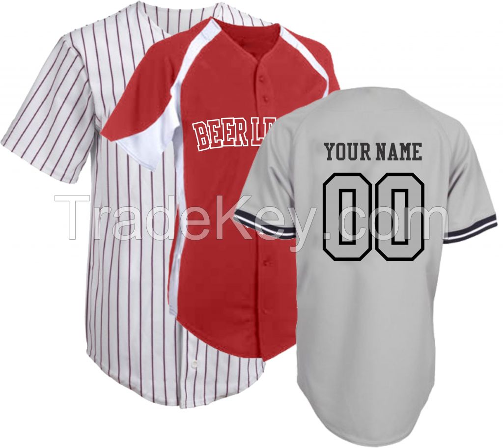 Base ball uniform custom printed jersey sports wear