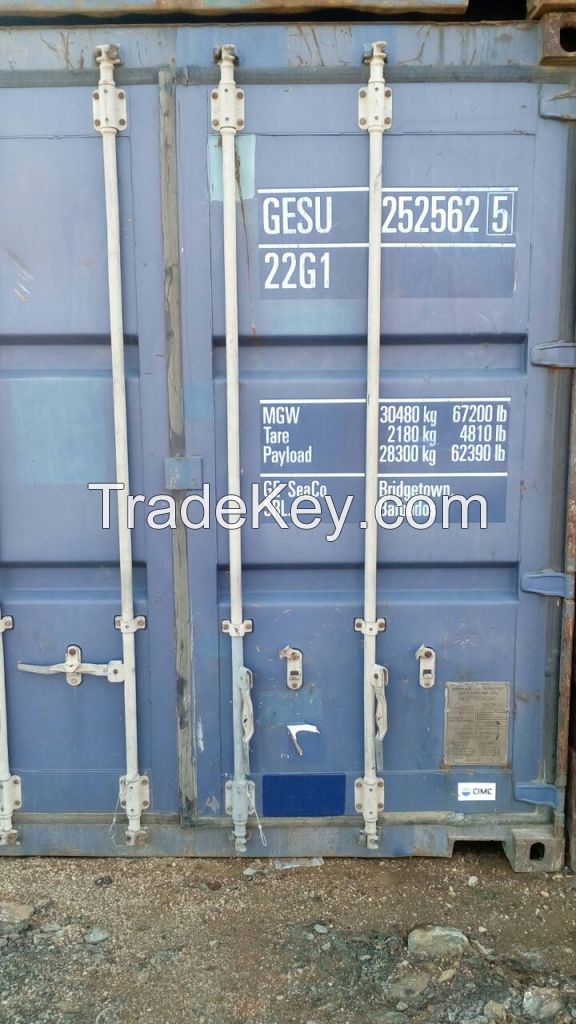 Dry Freight Containers 20' and 40' Buyers