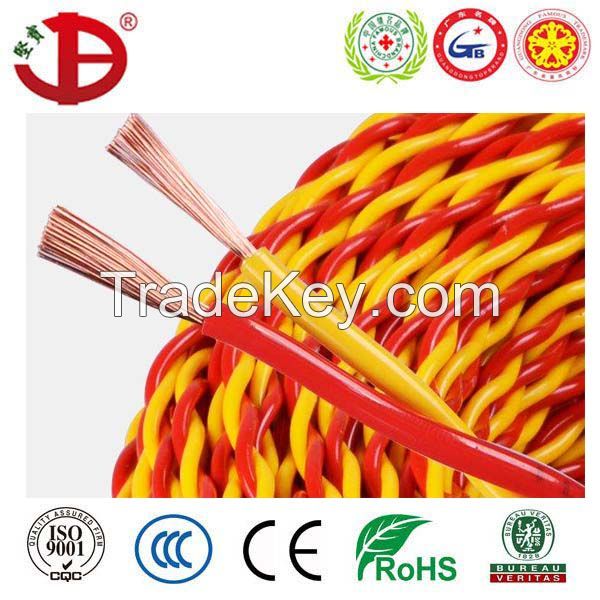 Copper Conductor PVC Insulated Twin Twisted Cable