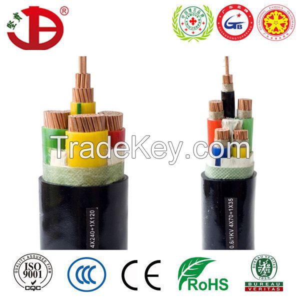 IEC60502 Copper Conductor PVC Insulation NYY Cable VV Power Cable