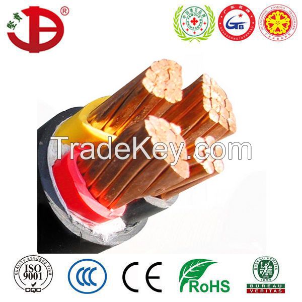 IEC60502 Copper Conductor PVC Insulation NYY Cable VV Power Cable