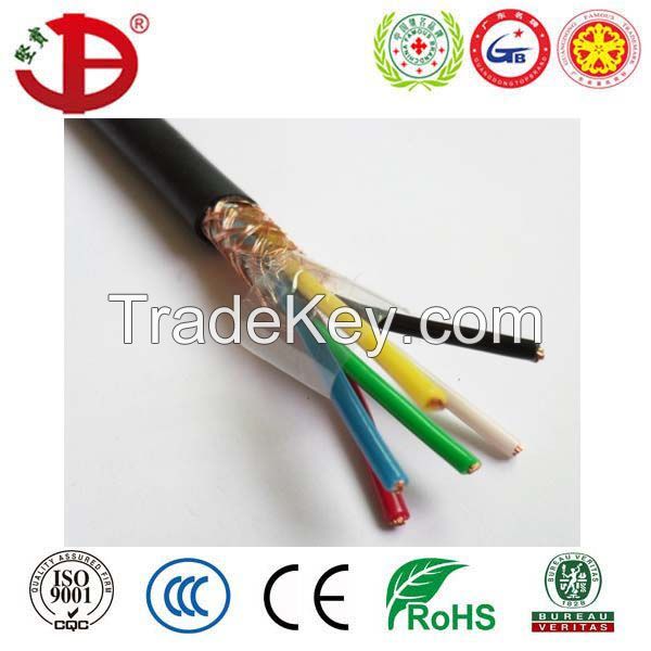 H05VVC4V5-F PVC Electrical Cable Flexible Shielded Cable