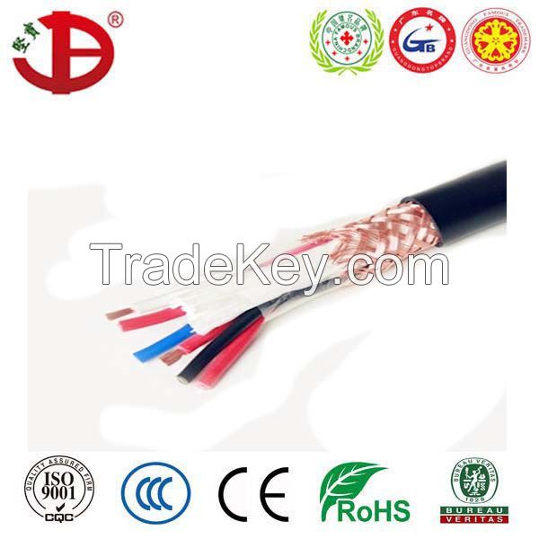H05VVC4V5-F PVC Electrical Cable Flexible Shielded Cable