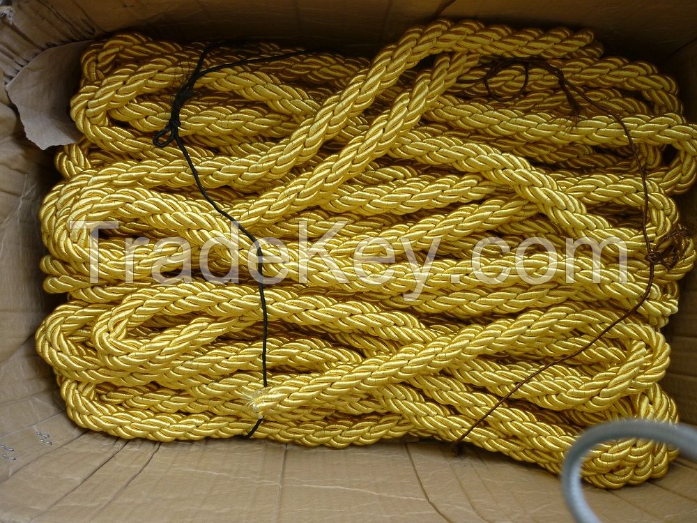 braided rope with metal hook