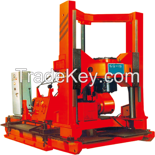 gq-15 engineering borehole drilling machine for bore pile 100m