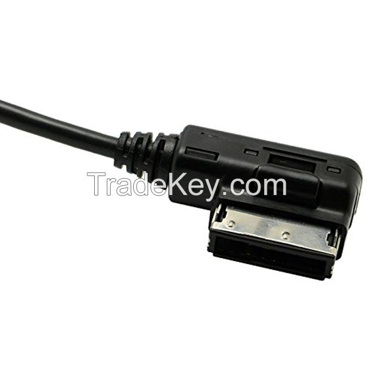 AMI MMI USB Connection Audio Cable for Audi A3 A4 S4 A6 S6 A8 Q5 Q7 R8 TT Volkswagen Jetta GTI GLI Passat CC Tiguan Touareg EOS