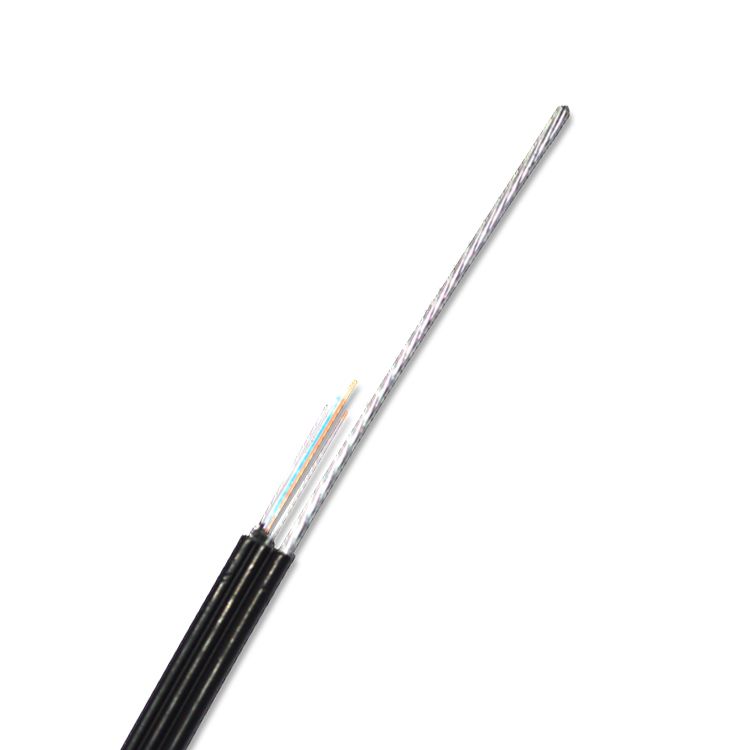 FTTH steel single mode fiber optic cable 2 core